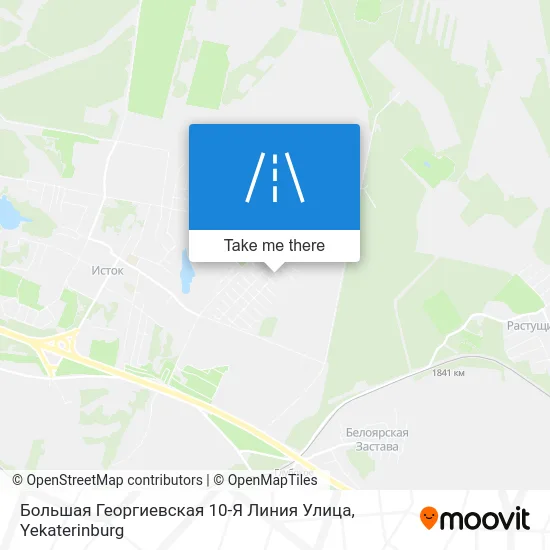 Большая Георгиевская 10-Я Линия Улица map