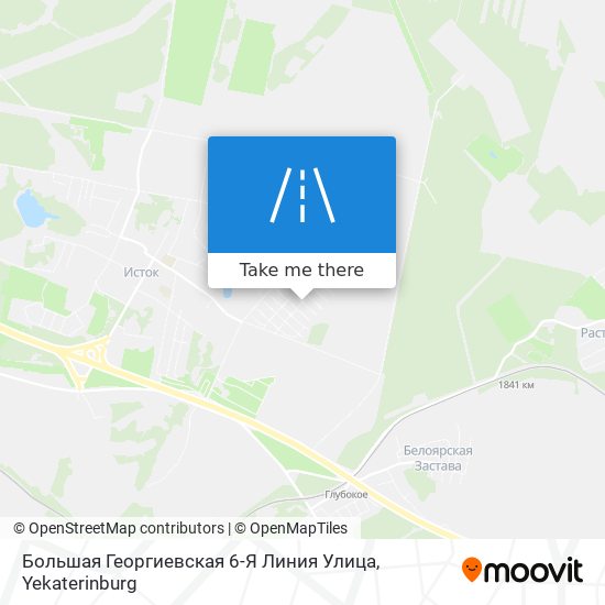 Большая Георгиевская 6-Я Линия Улица map