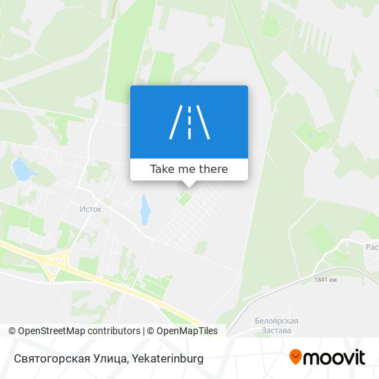 Святогорская Улица map