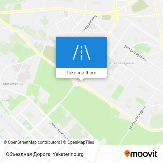 Объездная Дорога map