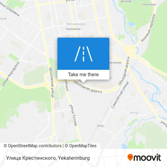 Улица Крестинского map