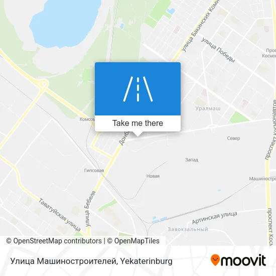 Улица Машиностроителей map