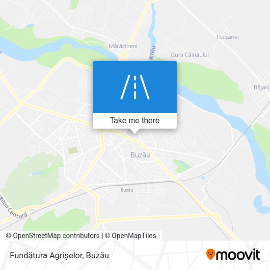 Fundătura Agrișelor map