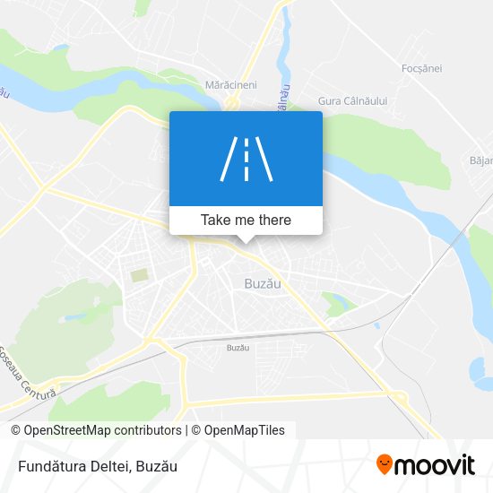 Fundătura Deltei map
