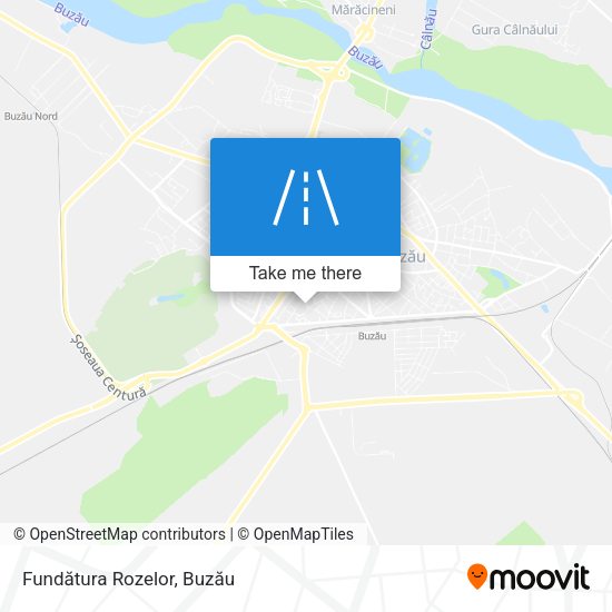 Fundătura Rozelor map