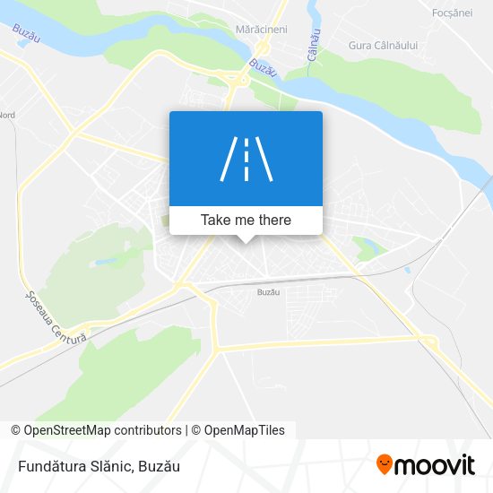 Fundătura Slănic map