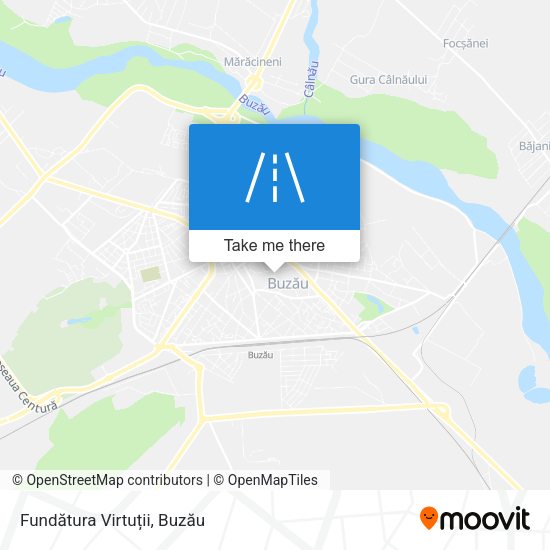 Fundătura Virtuții map