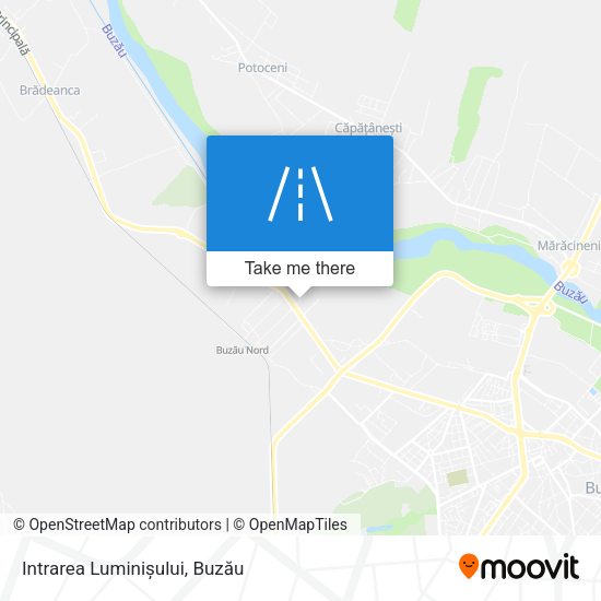 Intrarea Luminișului map