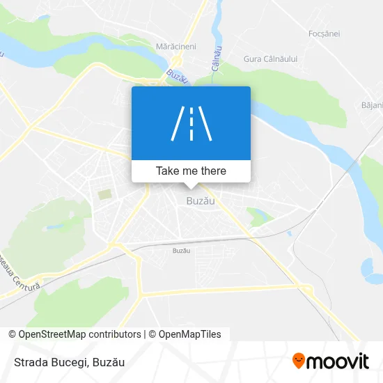 Strada Bucegi map