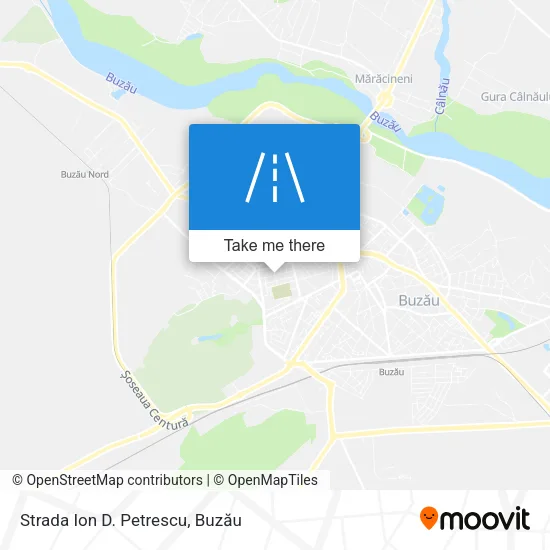 Strada Ion D. Petrescu map