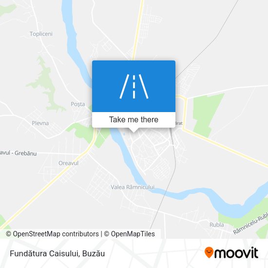 Fundătura Caisului map