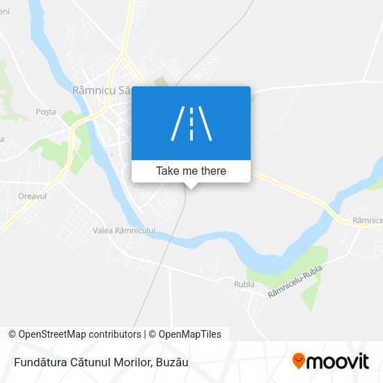 Fundătura Cătunul Morilor map
