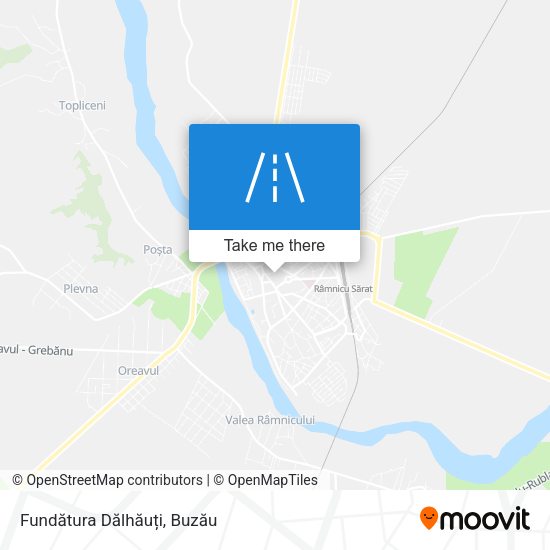 Fundătura Dălhăuți map