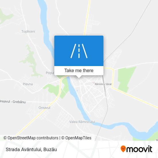 Strada Avântului map