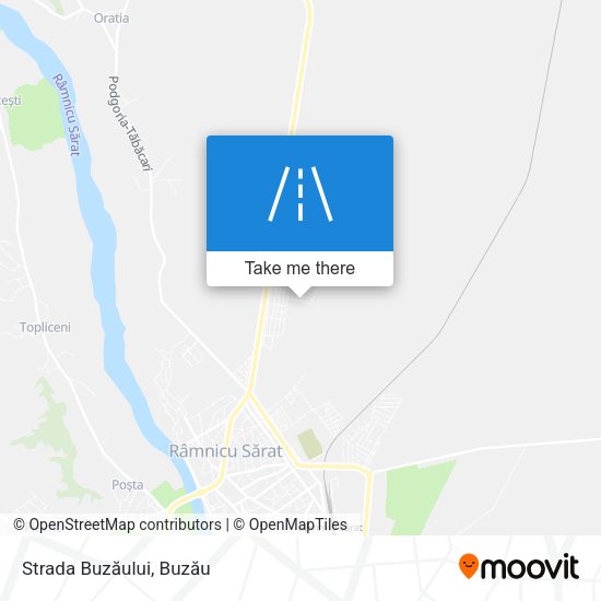 Strada Buzăului map