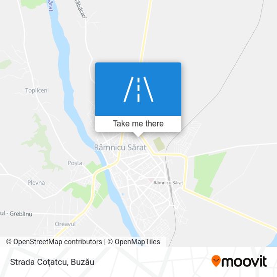 Strada Coțatcu map