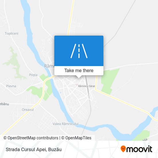 Strada Cursul Apei map