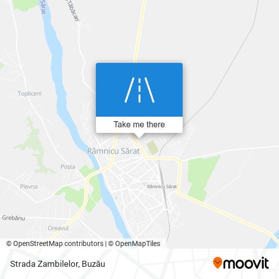 Strada Zambilelor map