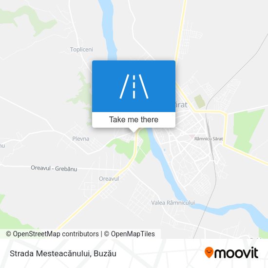 Strada Mesteacănului map