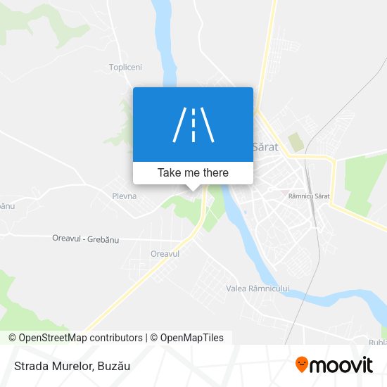 Strada Murelor map