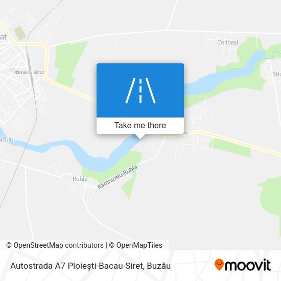 Autostrada A7 Ploiești-Bacau-Siret map
