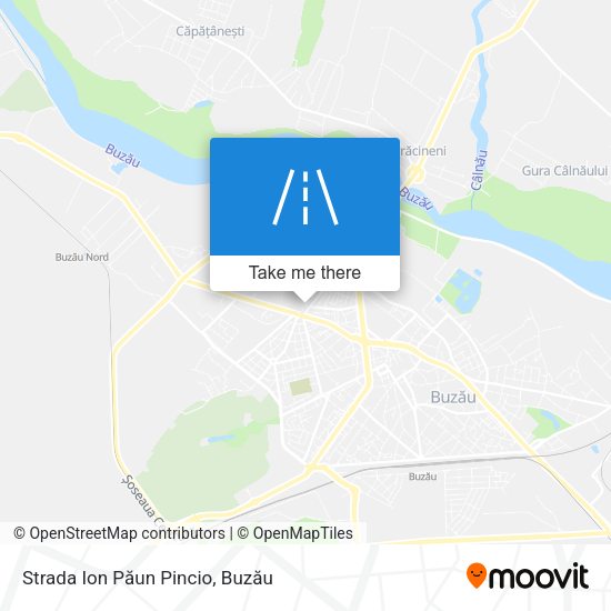 Strada Ion Păun Pincio map