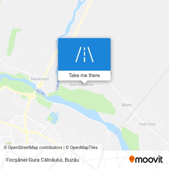 Focșănei-Gura Câlnăului map