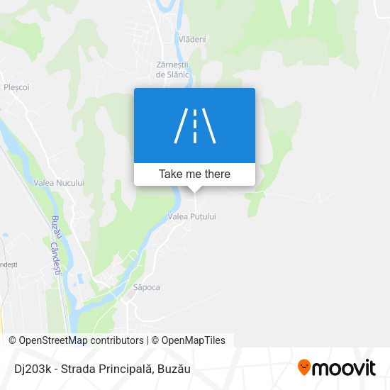 Dj203k - Strada Principală map