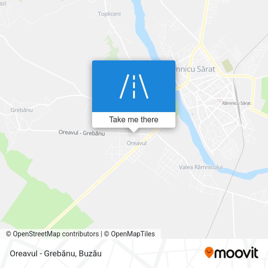 Oreavul - Grebănu map