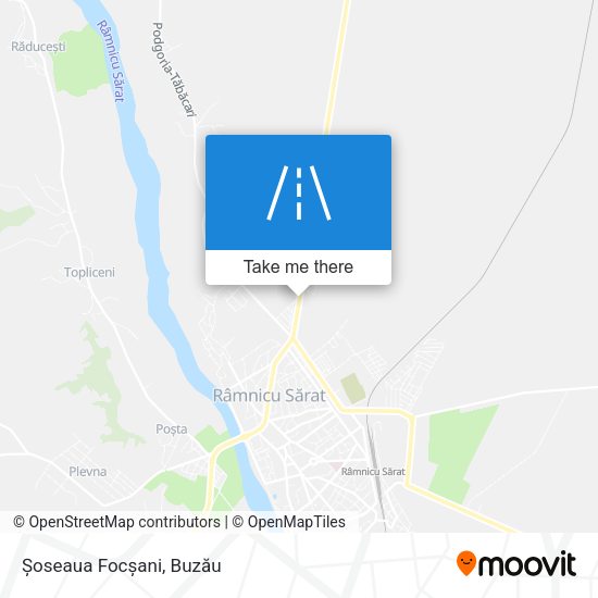 Șoseaua Focșani map