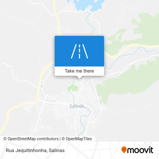 Rua Jequitinhonha map