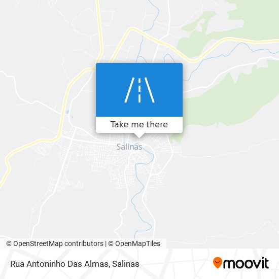 Mapa Rua Antoninho Das Almas