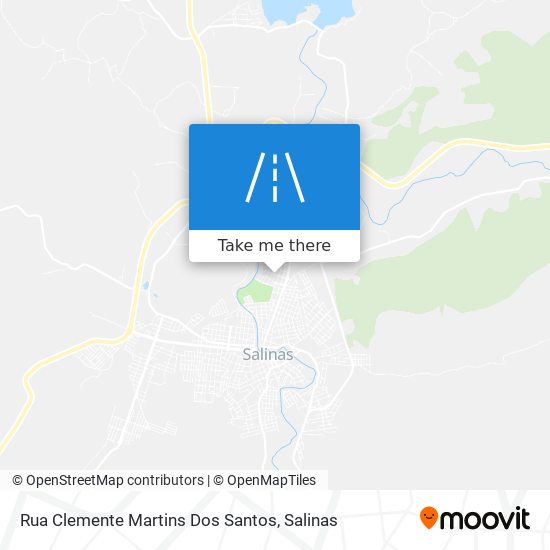 Mapa Rua Clemente Martins Dos Santos