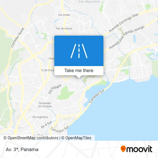 Mapa de Av. 3ª