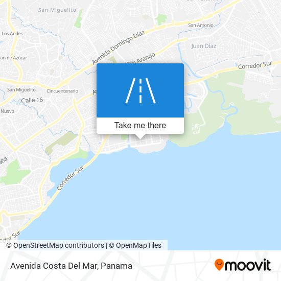Avenida Costa Del Mar map