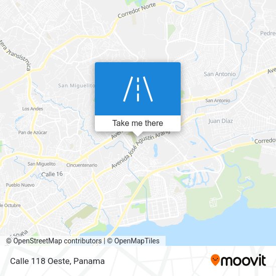 Mapa de Calle 118 Oeste