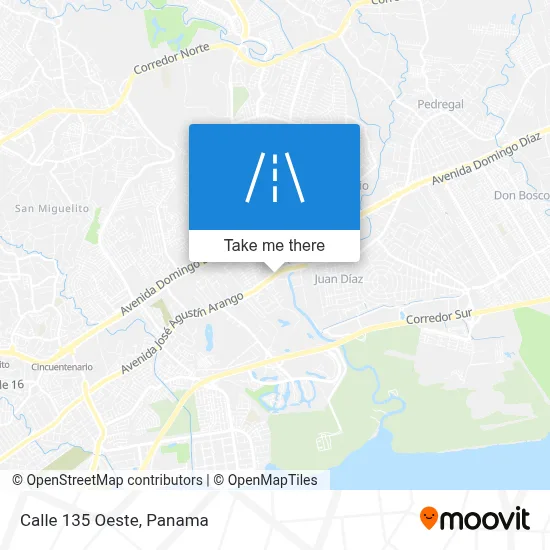 Mapa de Calle 135 Oeste