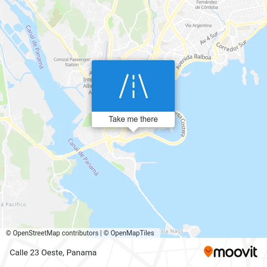 Mapa de Calle 23 Oeste