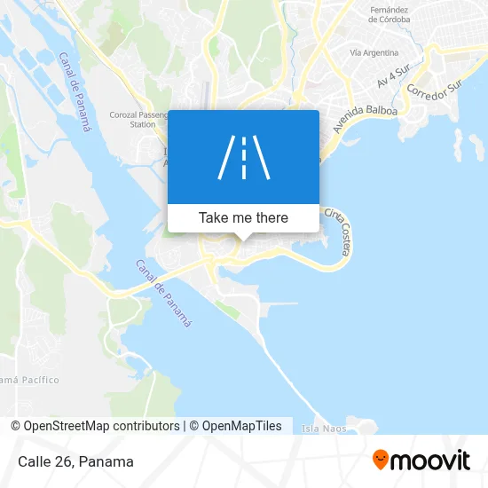 Calle 26 map