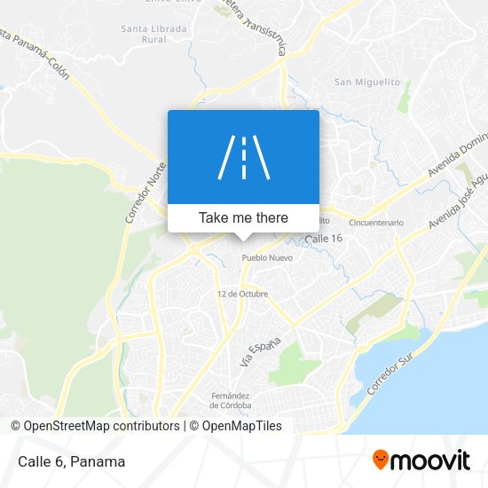Mapa de Calle 6