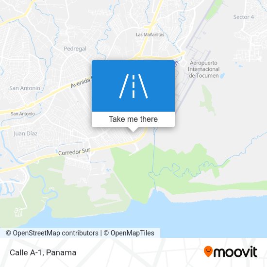 Mapa de Calle A-1