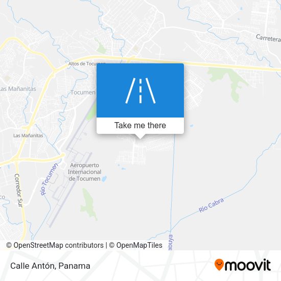 Mapa de Calle Antón