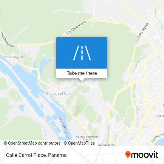 Mapa de Calle Carrol Place