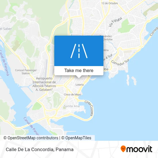 Calle De La Concordia map