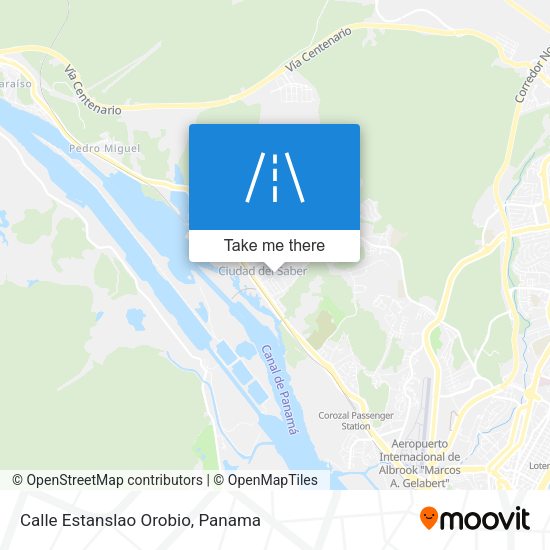Mapa de Calle Estanslao Orobio