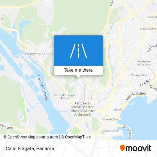 Calle Fragata map