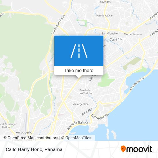 Mapa de Calle Harry Heno