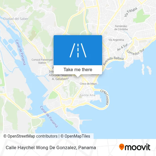 Calle Haychel Wong De Gonzalez map