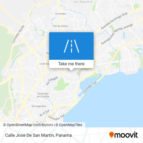 Calle Jose De San Martin map