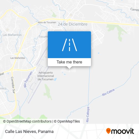 Calle Las Nieves map